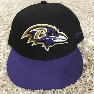 Baltimore Ravens fitted flat brim hat -NFL New Era